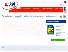 Tablet Screenshot of ortel.nl